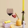 Kip Dame in a table with various objects